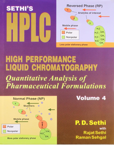 Sethi's HPLC: High Performance Liquid Chromatography: Quantitative Analysis of Pharmaceutical Formulations, Vol. 4 (HB)